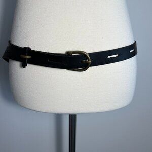 Unusual Brown 100% Leather Belt XL